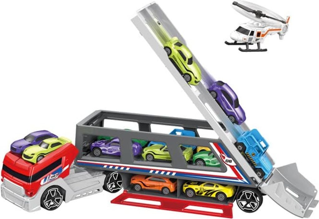 Besttoy - Autotransporter mit 8 Fahrzeugen