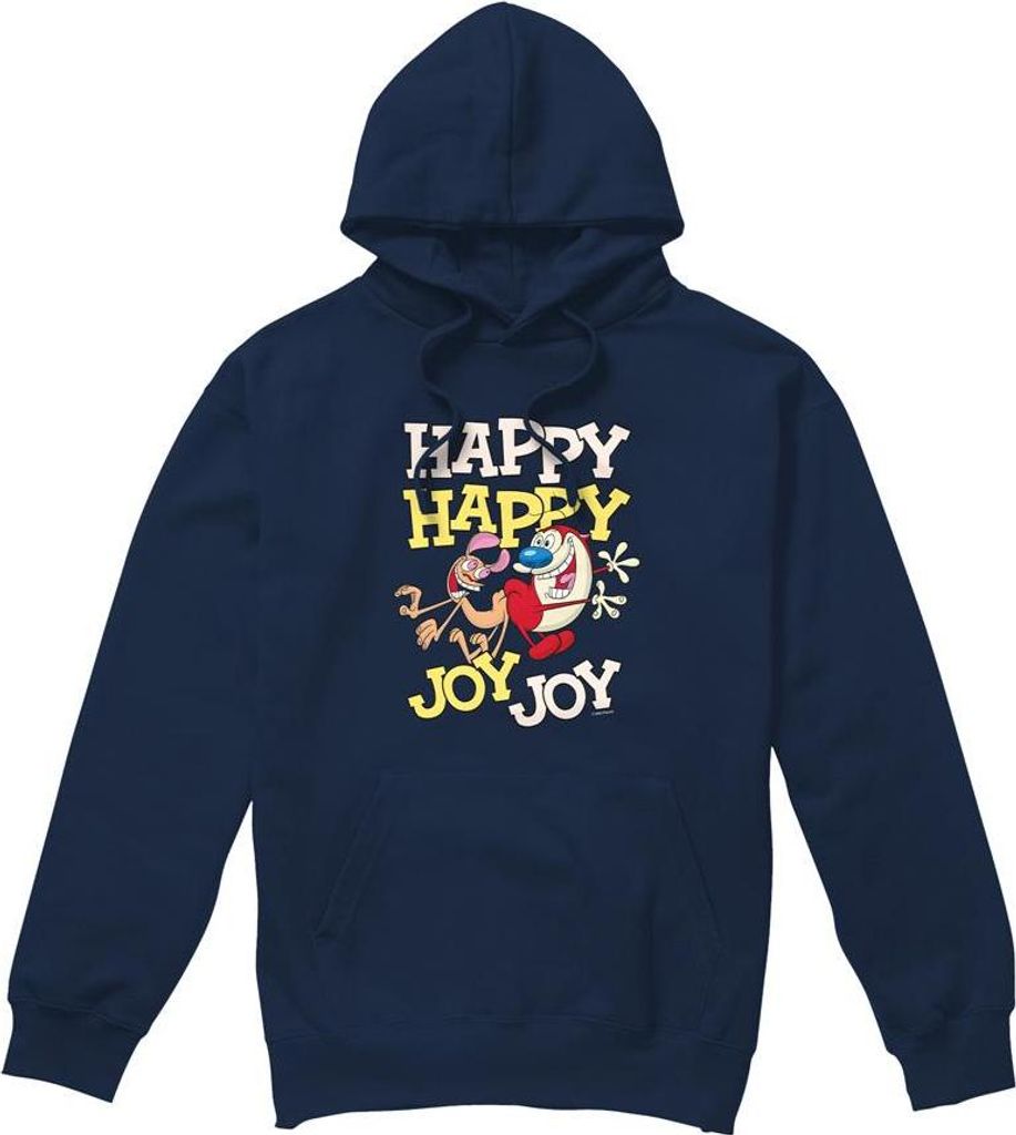 Ren & Stimpy - "Happy Happy Joy Joy" Kapuzenpullover für Herren TV8761 (M) (Marine)