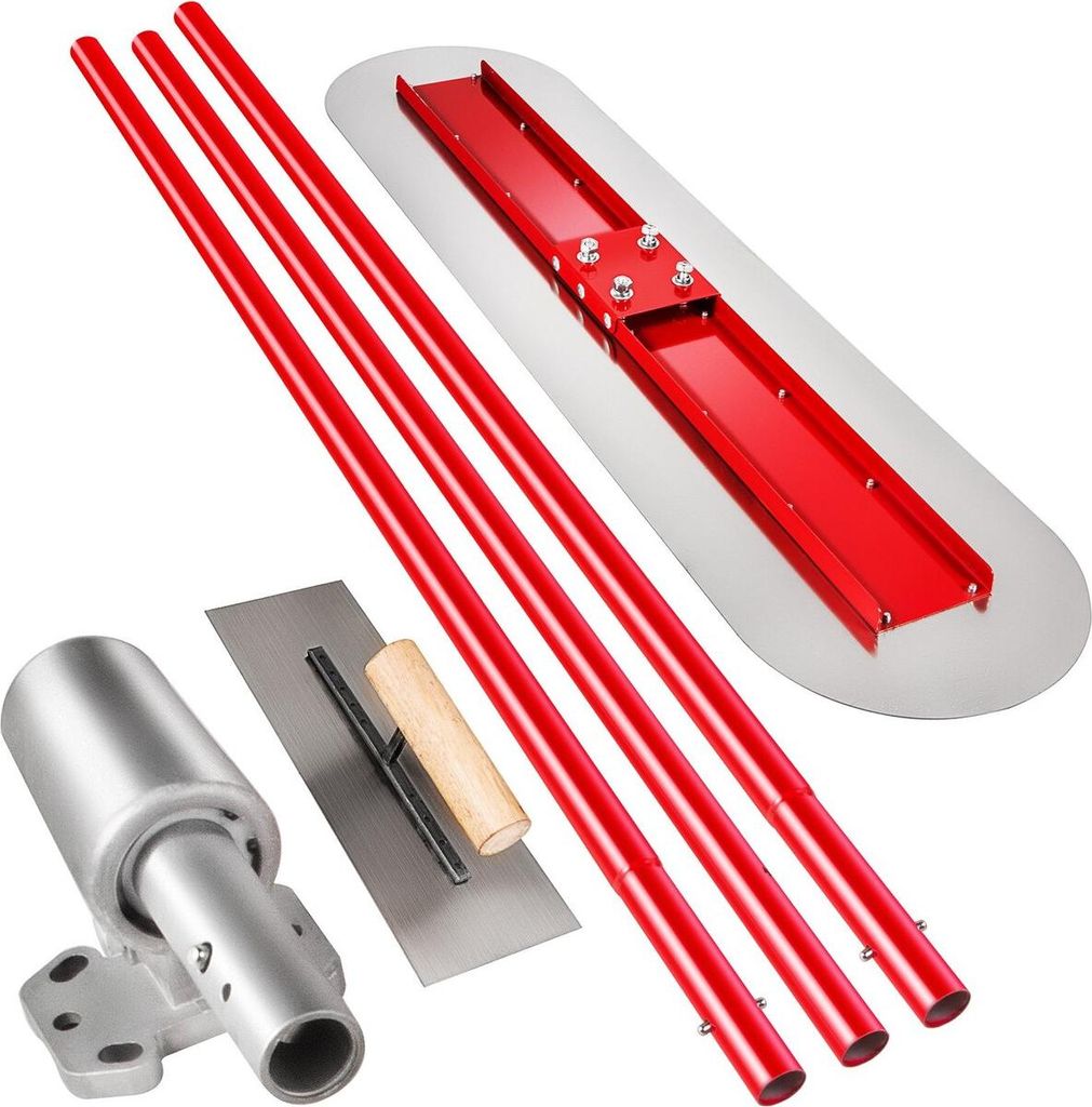 Bull Float Manganstahl-Betonglätter 1200 x 300 mm Betonglätter-Werkzeug Zementwerkzeug Bull Beton-Set Bull Pool Float Bull Float-Griff Bull Float...