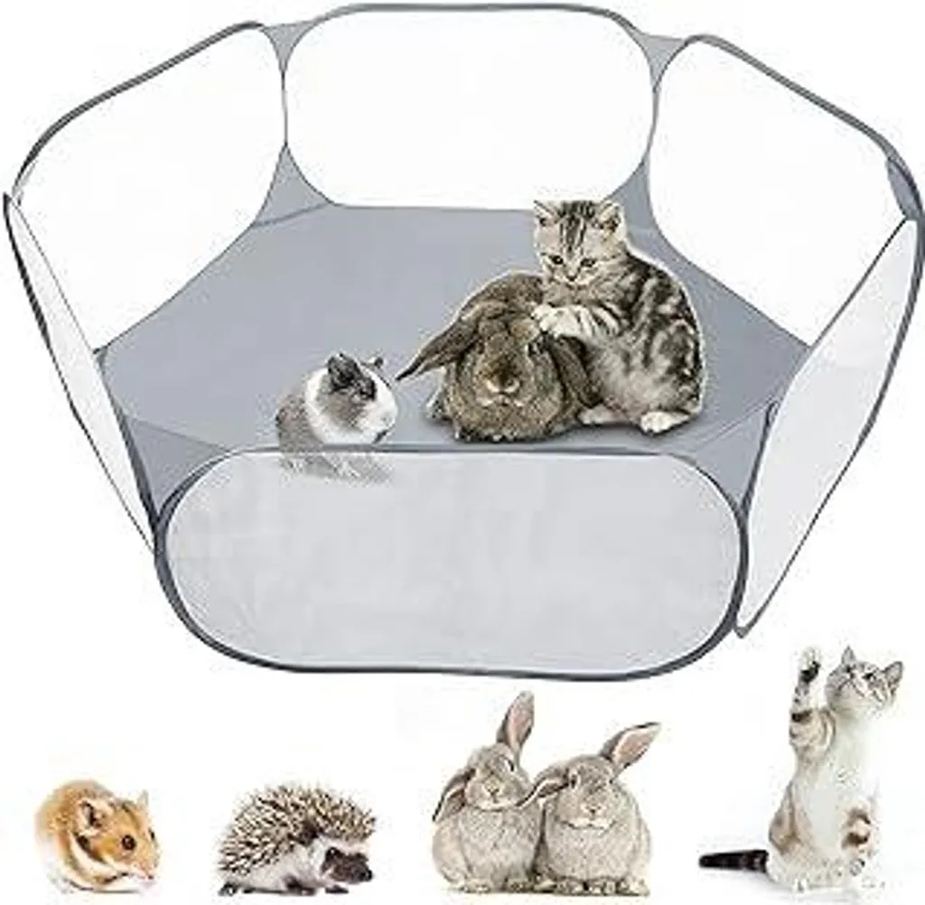 Gabbia Tenda Portatile MAIKEHIGH: Recinto Esterno per Piccoli Animali