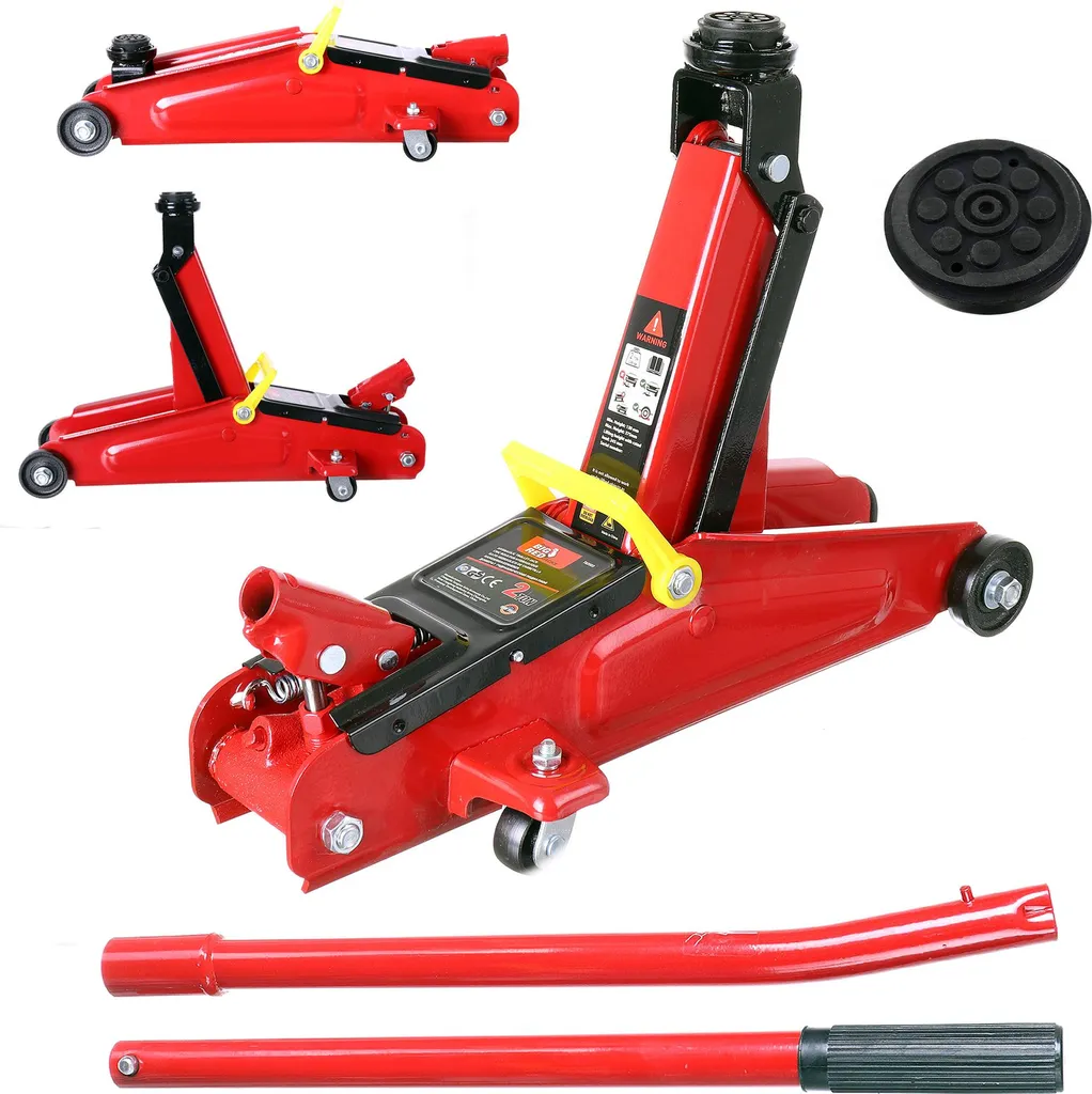 Cric auto pour changer vos pneus d'auto simplement et sans effort