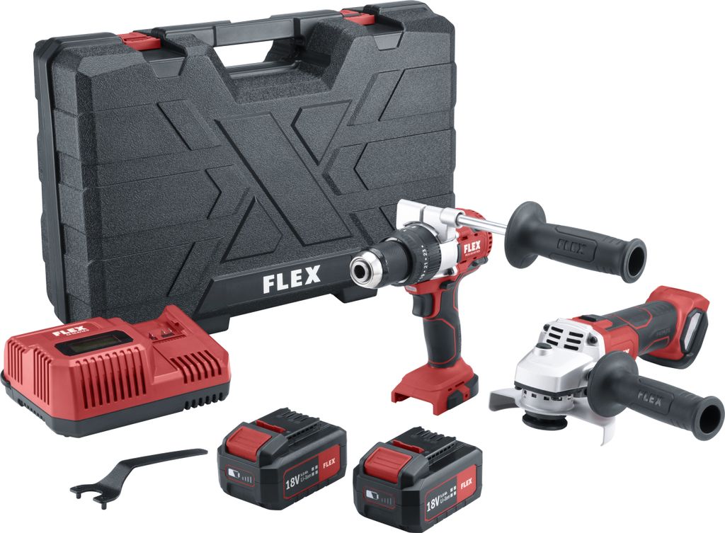 Flex Akku-Schlag-Bohrschrauber PD2G 18-ECFC + Produktbild 