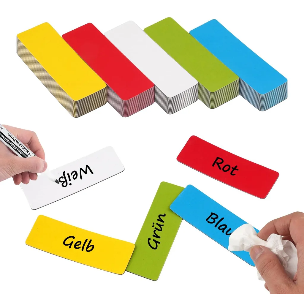 Étiquettes Magnétiques Réutilisables : Fini le Papier avec ces 80 Bandes à Écrire