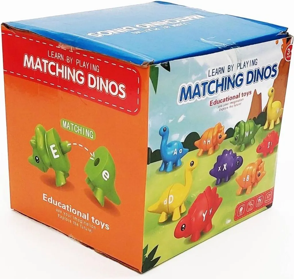 Mémoriser l'Alphabet Facilement - Jeu Dinosaures Montessori 26 el