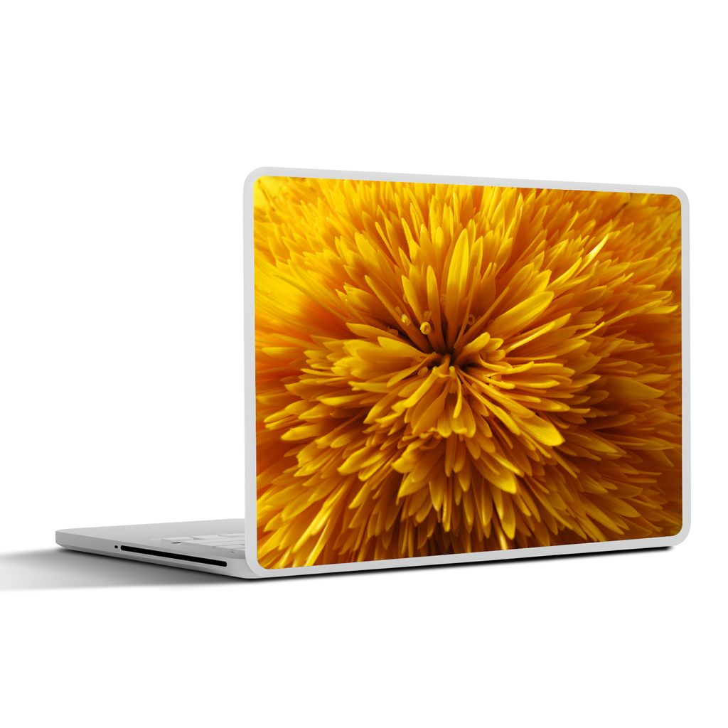 MuchoWow Laptop Aufkleber Sticker Cover Löwenzahn - Gelb - Abstrakt 32.5x23.5 cm - Sticker für Laptop - Selbstklebend