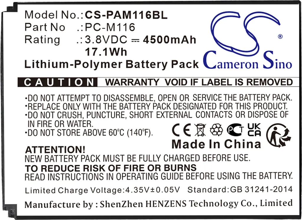 Réparer terminal Pax X3S X5 batterie PC-M116 qui ne charge plus