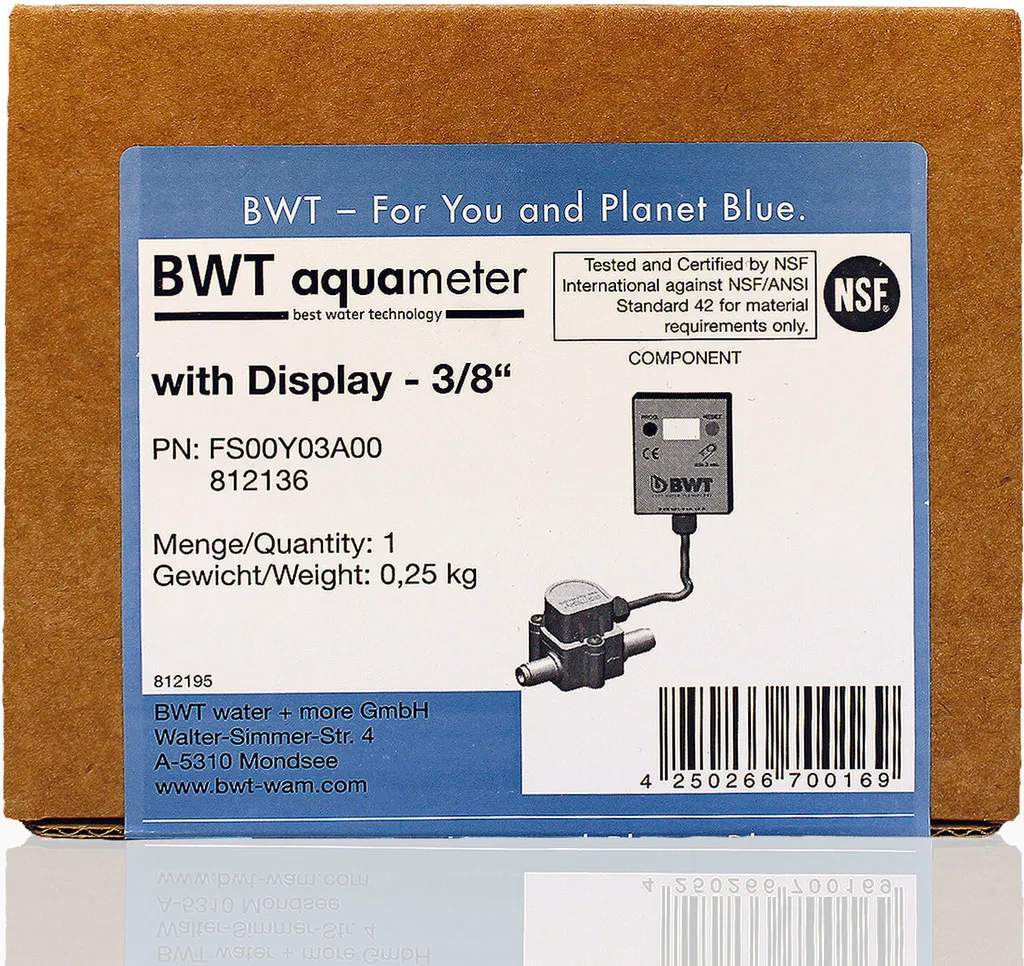Mesurer l'usure du filtre avec le BWT Aquameter 3/8 affichage digital
