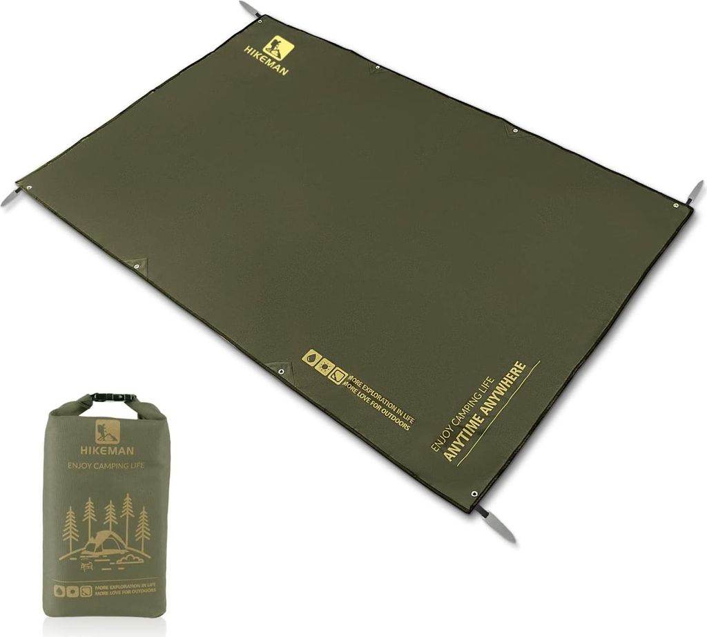 Wasserdichte Zeltfußabdruck - strapazierfähige Grundplane für Zelte - ultraleichte Matte zum Campen - Picknicken - Wandern - Backpacking - Häng...