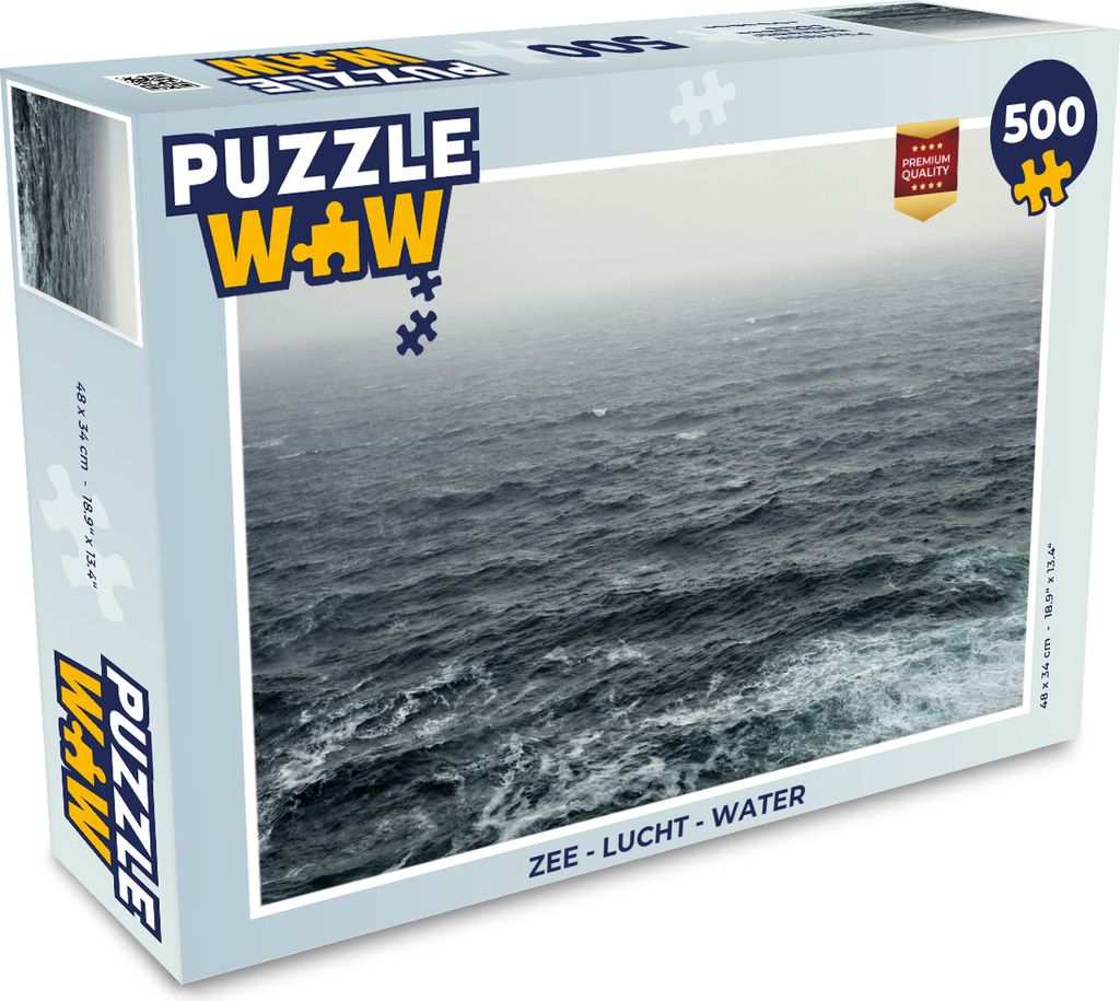 MuchoWow Puzzle 500 Teile Meer - Luft - Wasser - 500 Teile - Kinder - Selberbauen - Puzzlespiele