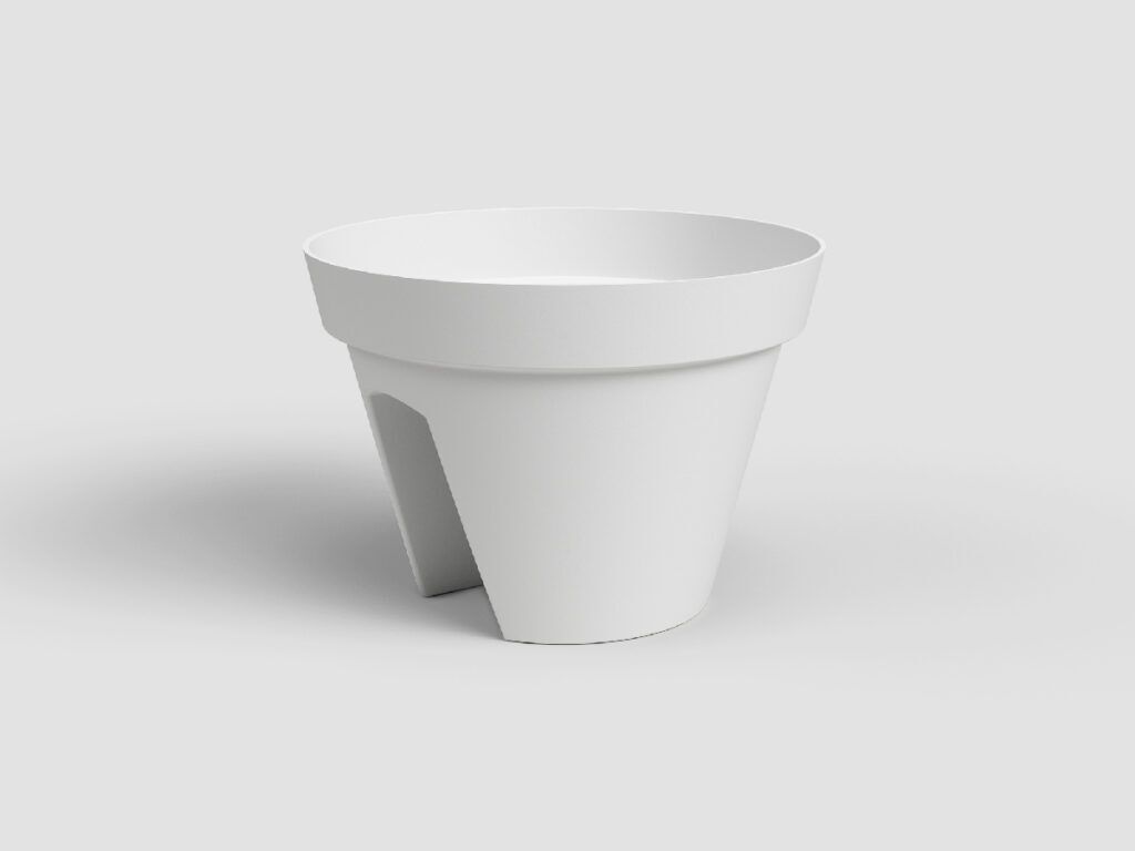 Artevasi Capri Balcony Pot, Bílá, 10 l, 300 mm, 300 mm, 6 Obrázek produktu 