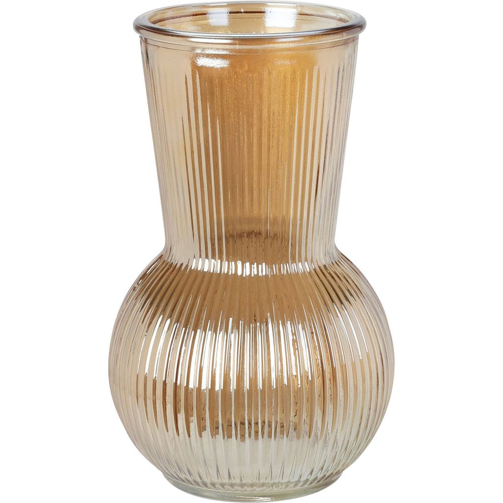 Dekovase aus Glas, 20 cm