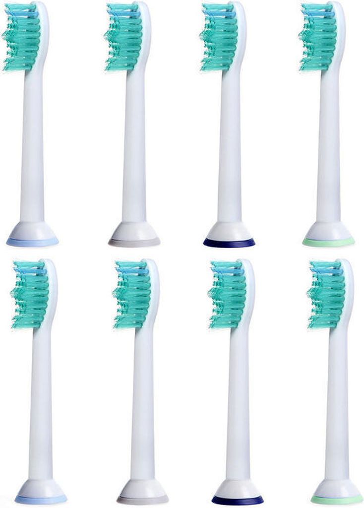 BMK Zahnbürsten für Philips, 8 Stück - kompatibel mit Philips Sonicare ProResults HX6018