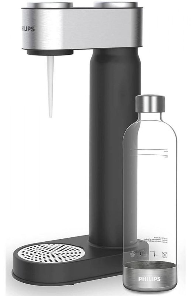 PHILIPS AQUA Soda Maker Wassersprudler schwarz + CO² + PET