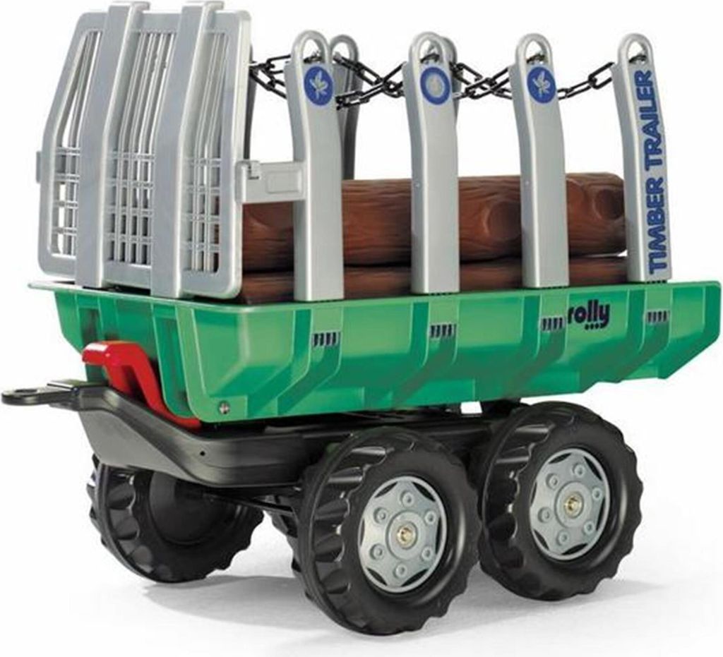 Rolly Toys Anh?nger für Holz, Kippanh?nger mit Holzst?mmen Immagine del prodotto 