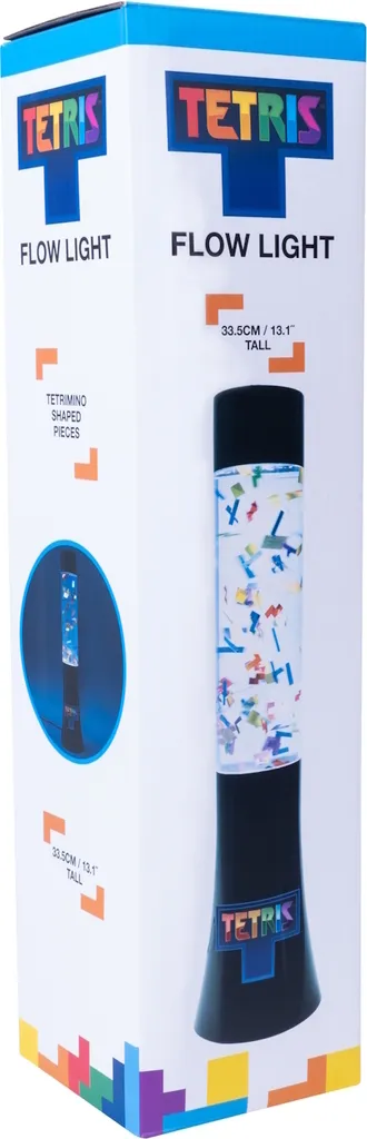 Lampe Tetris multicolore - Éclairage rétro gaming en ABS de 20cm - 8