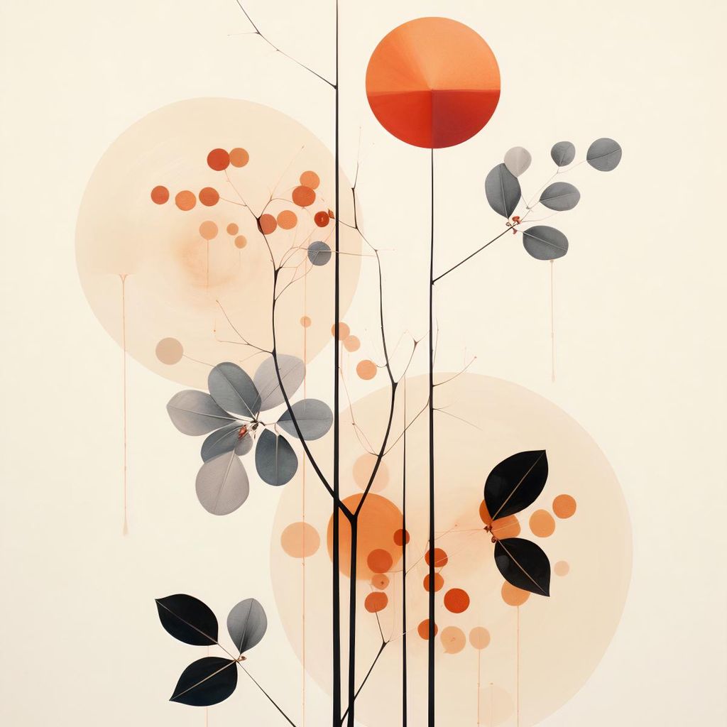 Plakat 30x30cm Herbstmelodie