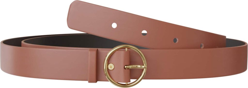 Damen Gürtel Jeans Hosen Ledergürtel Echt Rind Leder 30645 Cognac 90 cm