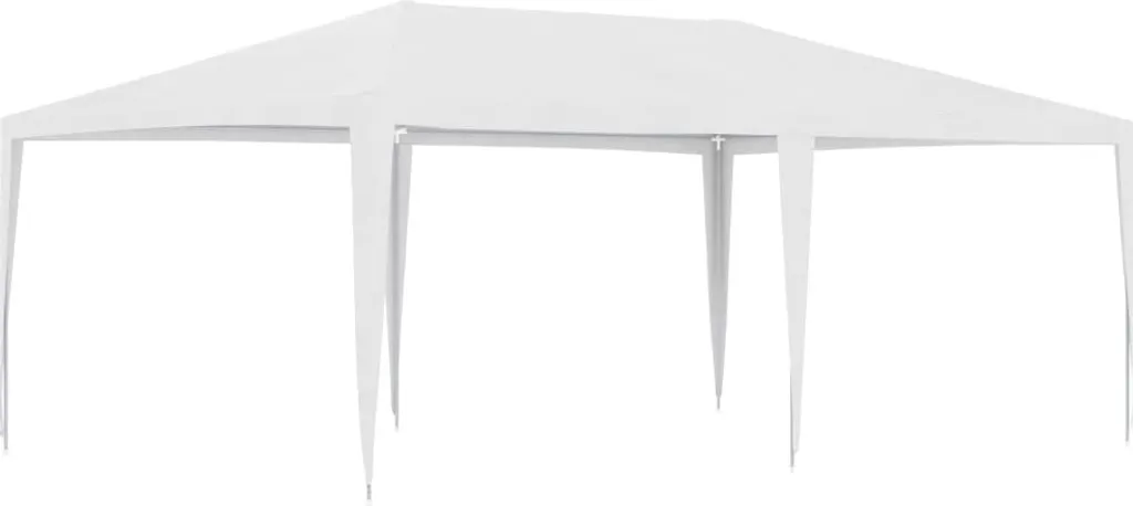 vidaXL Tenda per feste 4 x 6 m bianco - 14