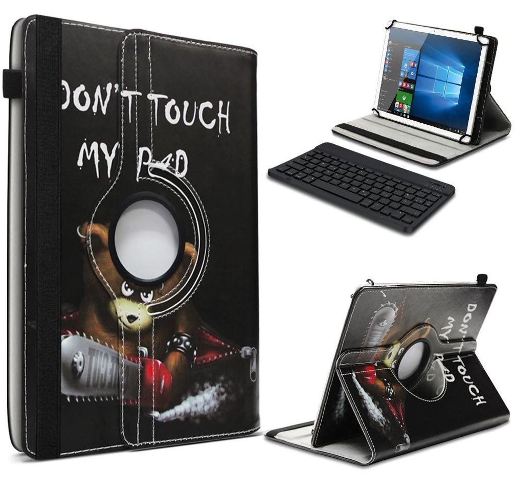 Hülle Tastatur Tasche für Doogee T30 / S / SE / E / Pro 11 Schutzhülle BluetoothFarbe 360 Uni:Motiv 3