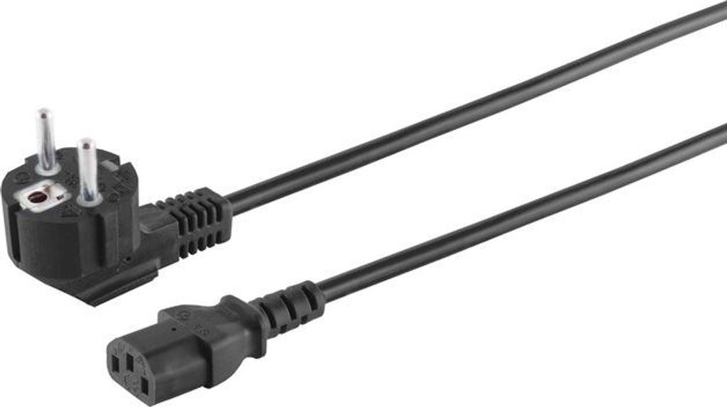S/CONN 60006-3 cavo di trasmissione nero 3 m spina tipo F Immagine del prodotto 