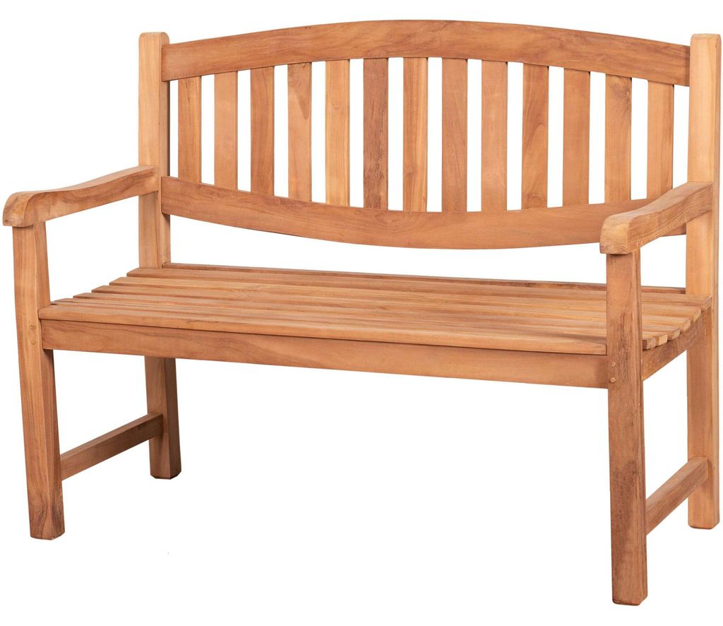 Teakholz Garten-/Balkonsitzbank - bene living - Bradford Produktbild 