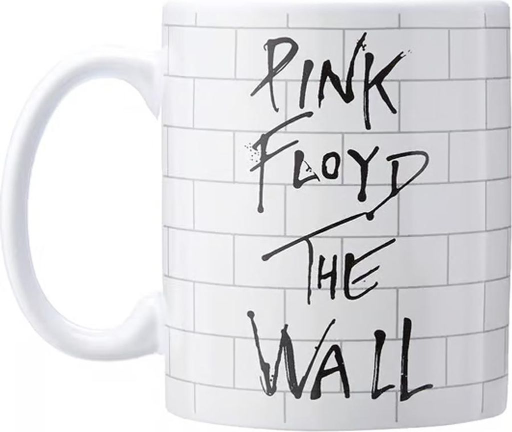 Pink Floyd - "The Wall" Kaffeebecher, 315ml CD103 (Einheitsgröße) (Weiß/Schwarz)