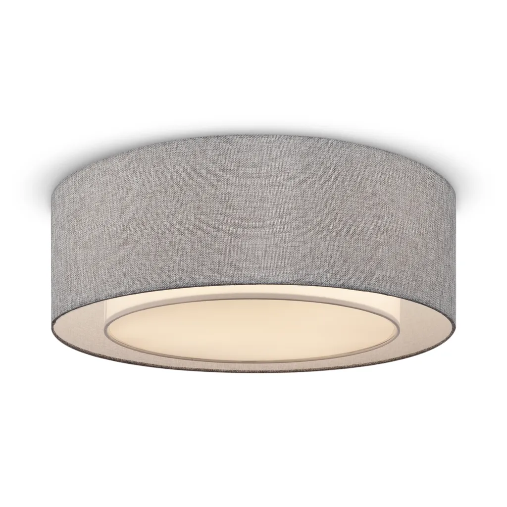 Plafonnier en métal chrome D 52 cm - Luminaire moderne haute finition