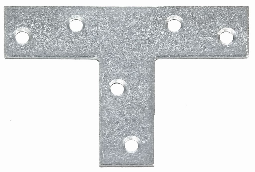 Alberts Flachverbinder | T-Form | sendzimirverzinkt | 70 x 50 x 16 mm | 50er Set