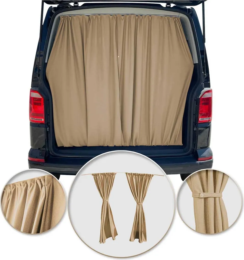 Rideaux Anti-Chaleur Hyundai H350 H2 Évitez la Surchauffe avec ce Kit Beige