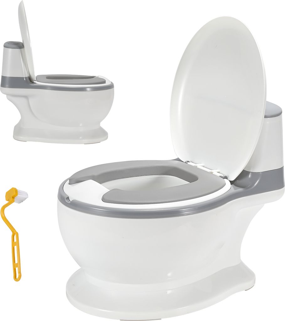 Yakimz Kinder Töpfchen Kindertoilette für Babys und Kleinkinder Toilettentrainer Kinder Toiletten Babytopf Kinderfreundliches Design mit Anti-Rut...