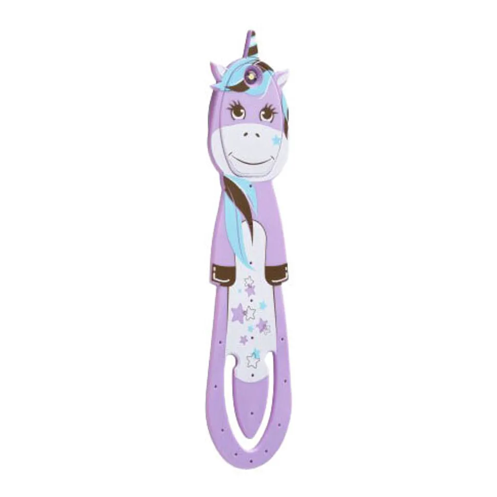 Luce da Lettura Unicorno Viola Flexilight: Sottile e Potente