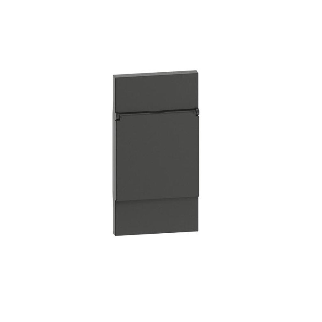 Face Panel Shouco mit Cover Living Now LeGrand - Schwarz