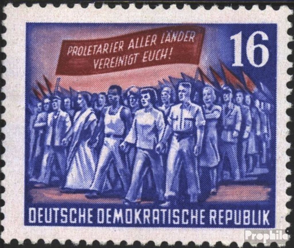 Briefmarken DDR 1953 Mi 347 postfrisch 70.Todestag von Marx