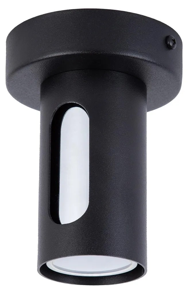 Spot d'Intérieur Noir et Argent Idéal pour Salon et Chambre GU10