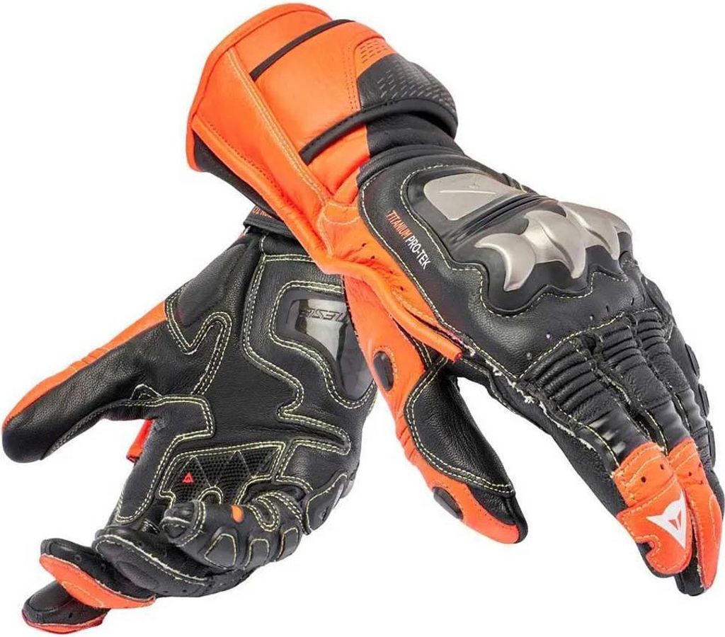 Dainese Full Metal 7 2.0 Motorrad Handschuhe, schwarz/rot, L