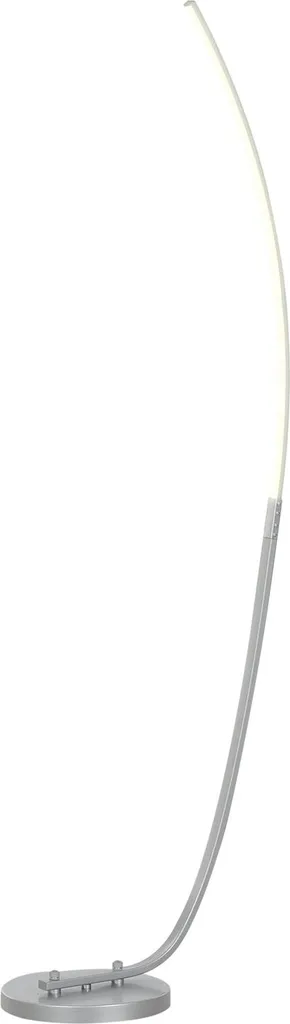 Luminaire sur Pied LED Argent pour Chambre avec Variateur de Lumière