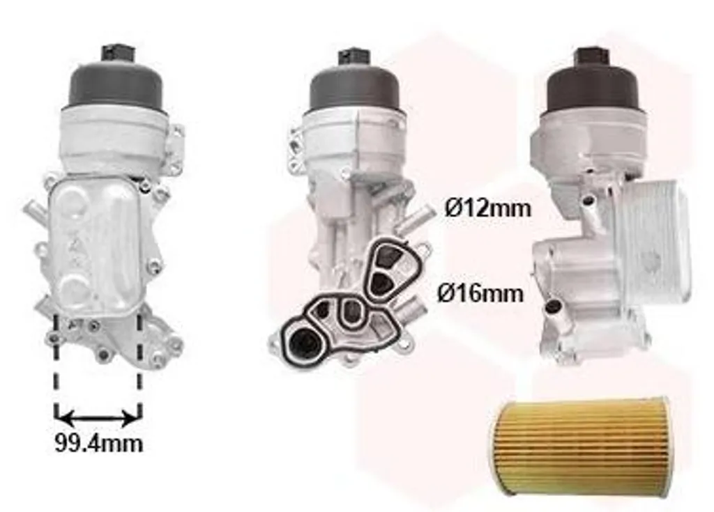 Radiateur de refroidissement d'huile pour Peugeot 308 SW