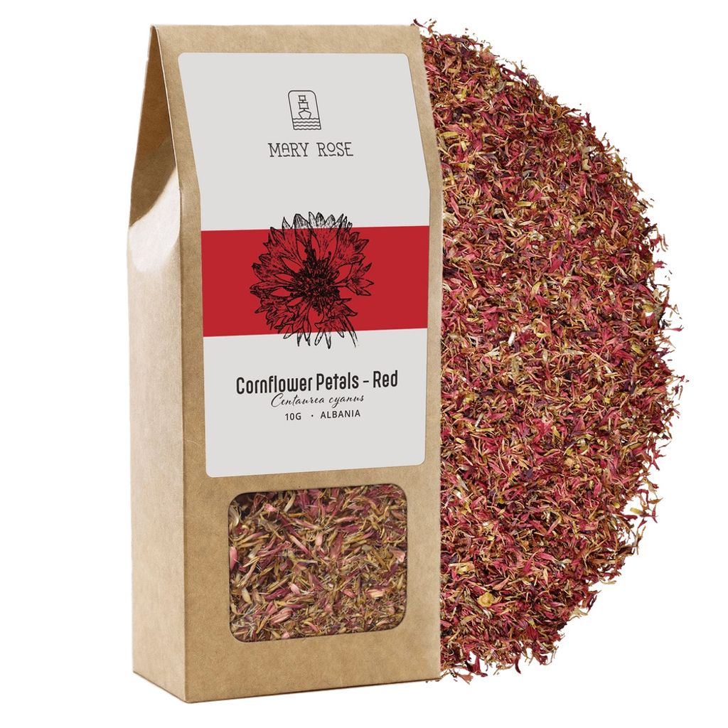 Mary Rose – Chrpa červená 10 g - květ chrpy (okvětní Obrázek produktu 