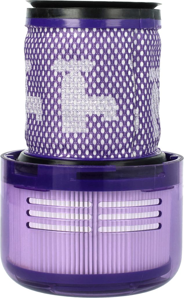 vhbw Staubsaugerfilter Ersatz für Dyson 971517-01 für Staubsauger - HEPA-Filter Weiß Lila