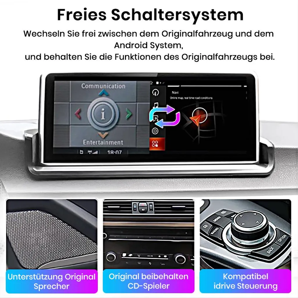 Système de Navigation Android BMW Série 3 E90 E91 E92 10,25 Pouces Junsun - 6