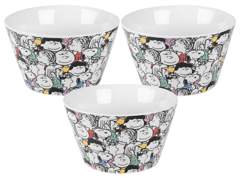 The Peanuts Schüssel Snoopy - Müslischale Schale Weiß Produktbild 