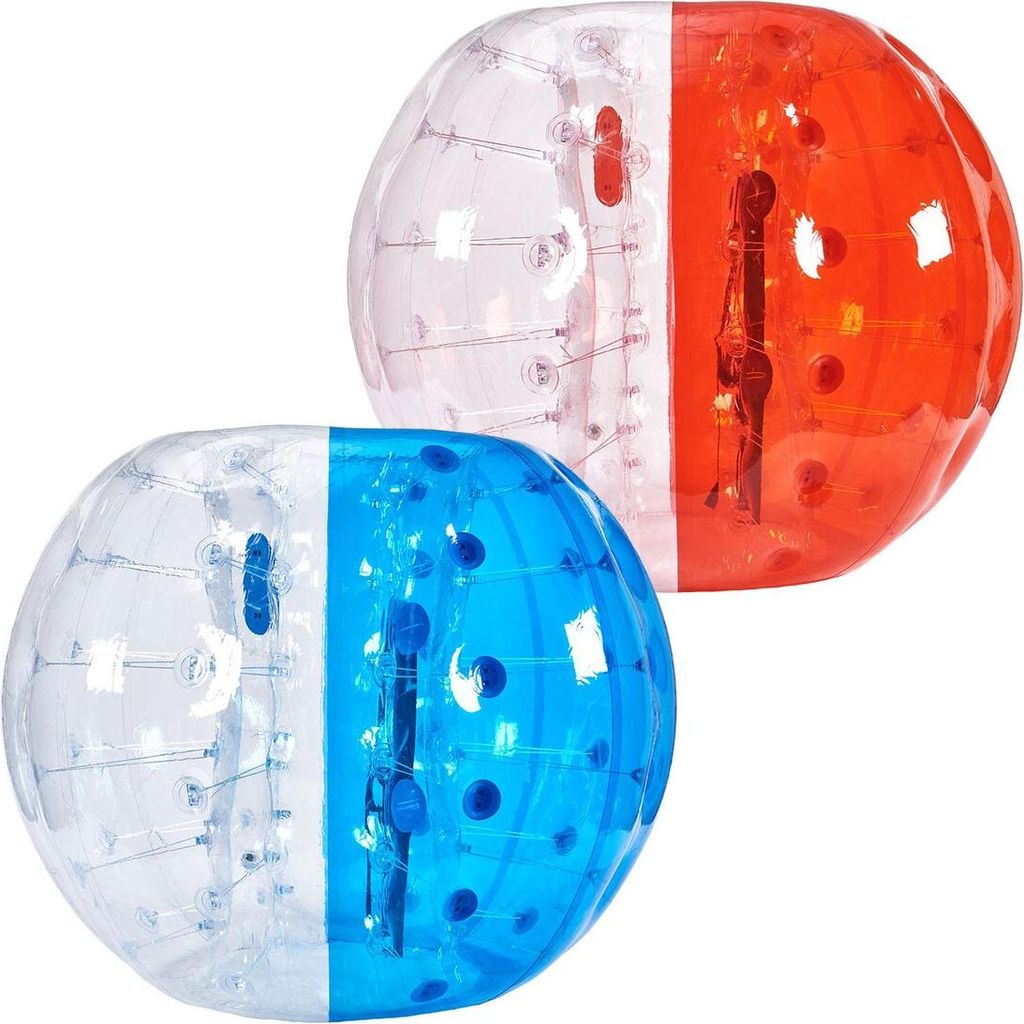 Aufblasbare Bumper Balls 2er-Pack, 5FT/1,5 m große Sumo-Zorb-Bälle für Jugendliche und Erwachsene, 0,8 mm dicke PVC-Hamsterblasen für Outdoor-T...