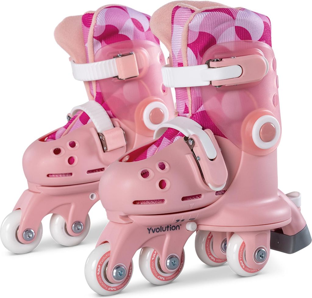 Yvolution Kinderskates Twista rosa verstellbar Größe 24-28 Skates