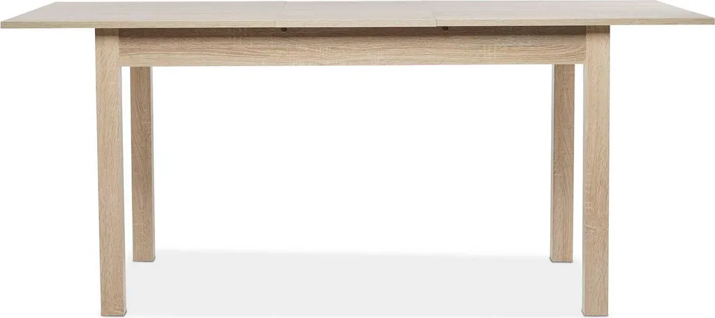 Grande Table de Salle à Manger Extensible en Bois Clair Sonoma 160cm