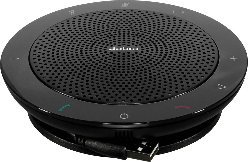 Jabra Speak 510, Universal, Schwarz, 30 m, 70 dB, 0,9 m, Produktbild 