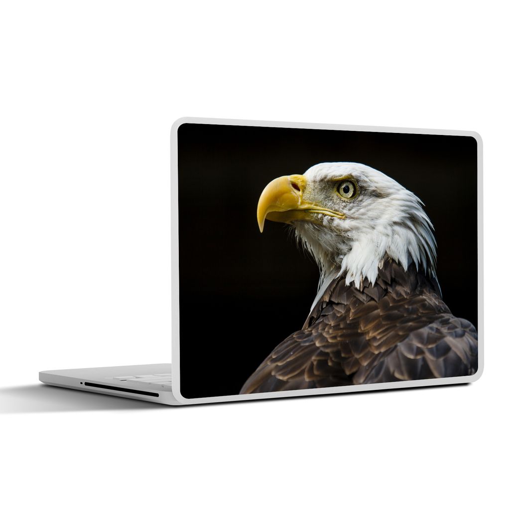 MuchoWow Laptop Aufkleber Sticker Cover Adler - Vogel - Augen - Schnabel 30x22 cm - Laptop-Sticker