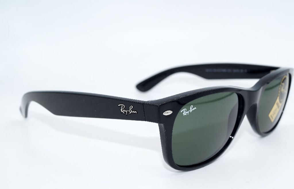 Ray-Ban Herren New Wayfarer Sonnenbrille, Schwarz, XL
