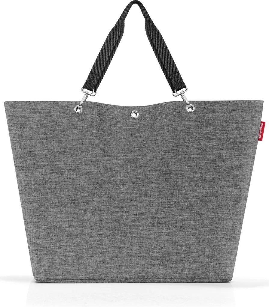 reisenthel Shopper M Twist Silver - Borsa Spesa Elegante Grigia