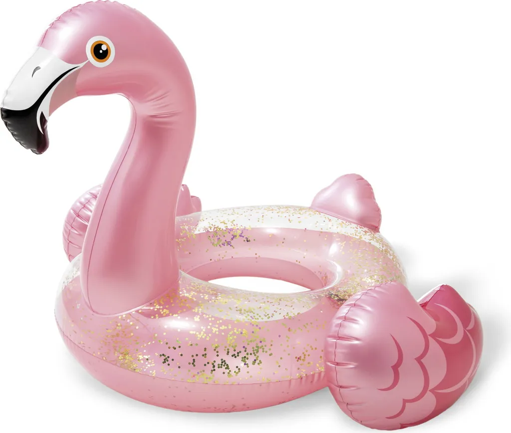 Bouée Flamant Rose pour Piscine INTEX - Décoration et Détente 99cm
