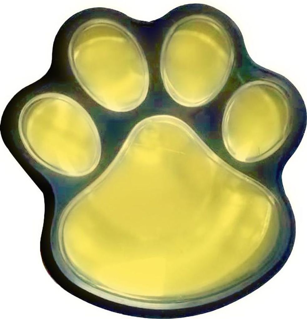 Solarleuchten in Pfotenform (4er-Set), Wegbeleuchtung für Tierpfade und Gärten, für Tierliebhaber,style1